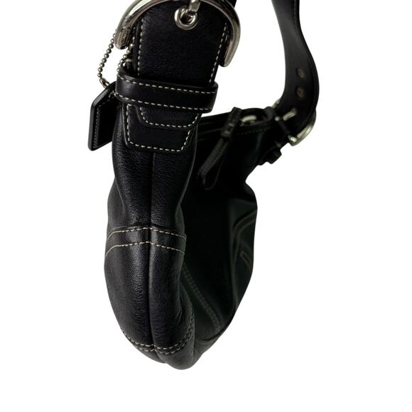 Coach 9541 Soho Small Hobo Black Leather Bag Purse Shoulder Bag Y2K Vintage - Picture 11 of 16